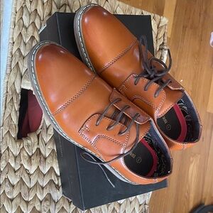 Bruno Marc Brown Boys Dress Shoes